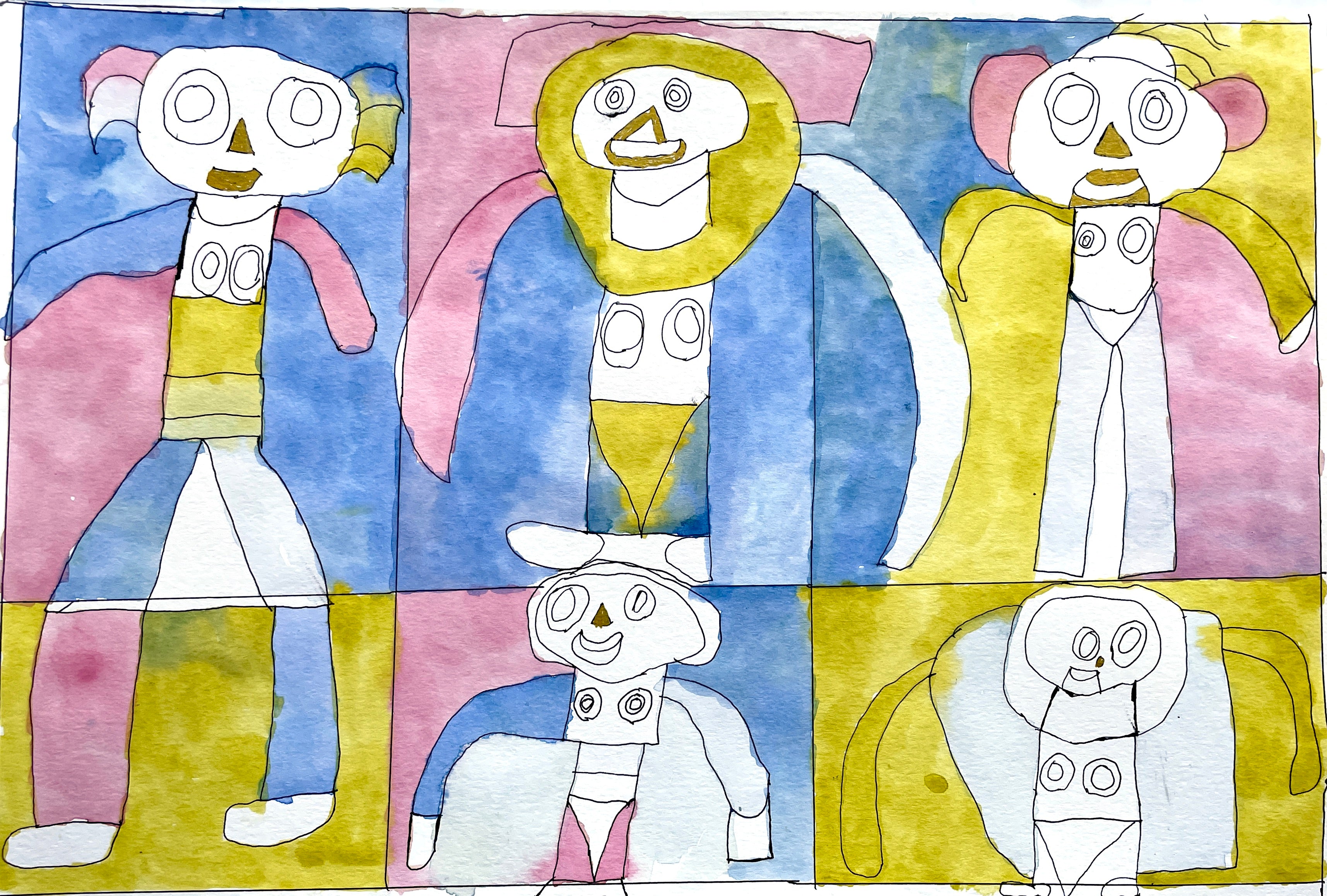 Grid People, by Gregory Rosati - pasc-gallery