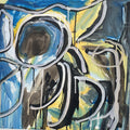 Untitled 07 (Blue, Gold, Black, and White), by Latoya Elliot - pasc-gallery