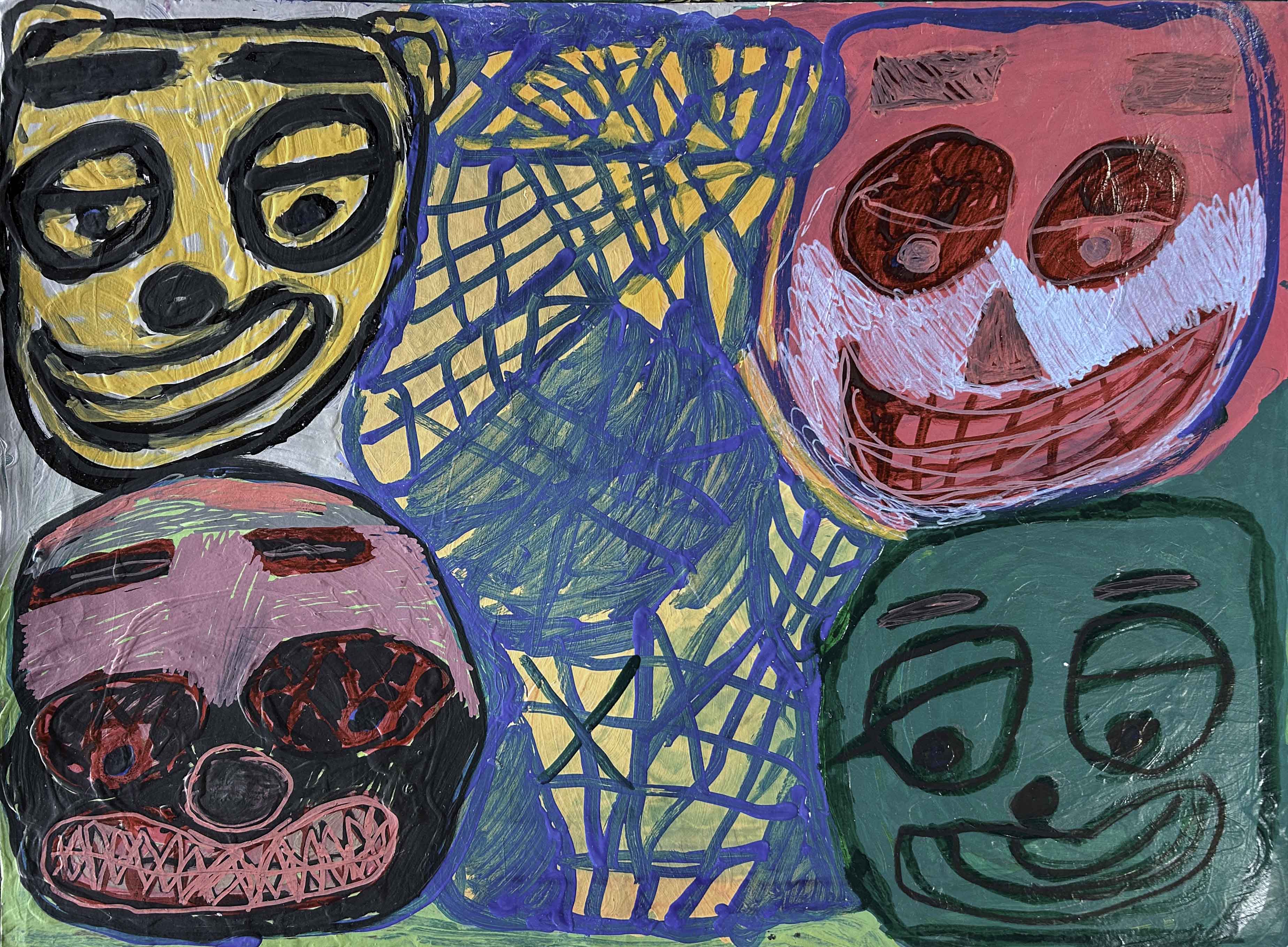 Happy Day (People Swimming), by Renee Rogan - pasc-gallery