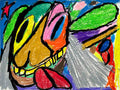 Monster Man and Stars and Balloons, by Eric Green - pasc-gallery