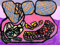 Untitled (Smiling Faces), by Renee Rogan - pasc-gallery