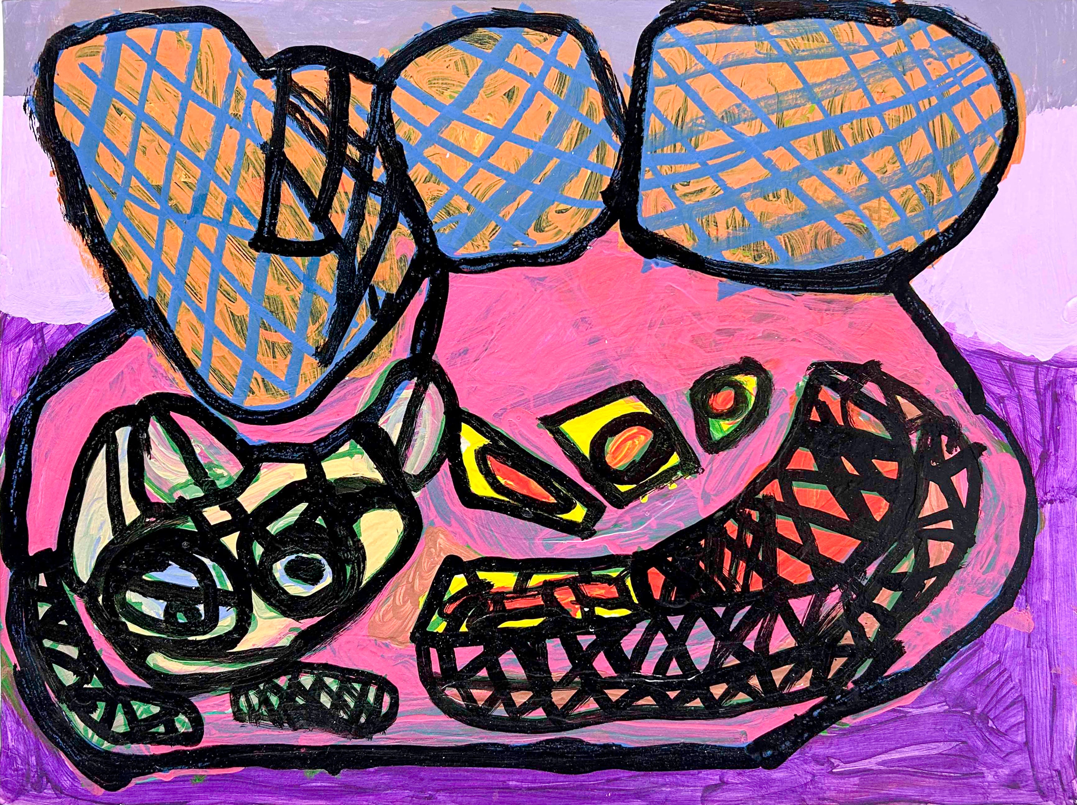 Untitled (Smiling Faces), by Renee Rogan - pasc-gallery