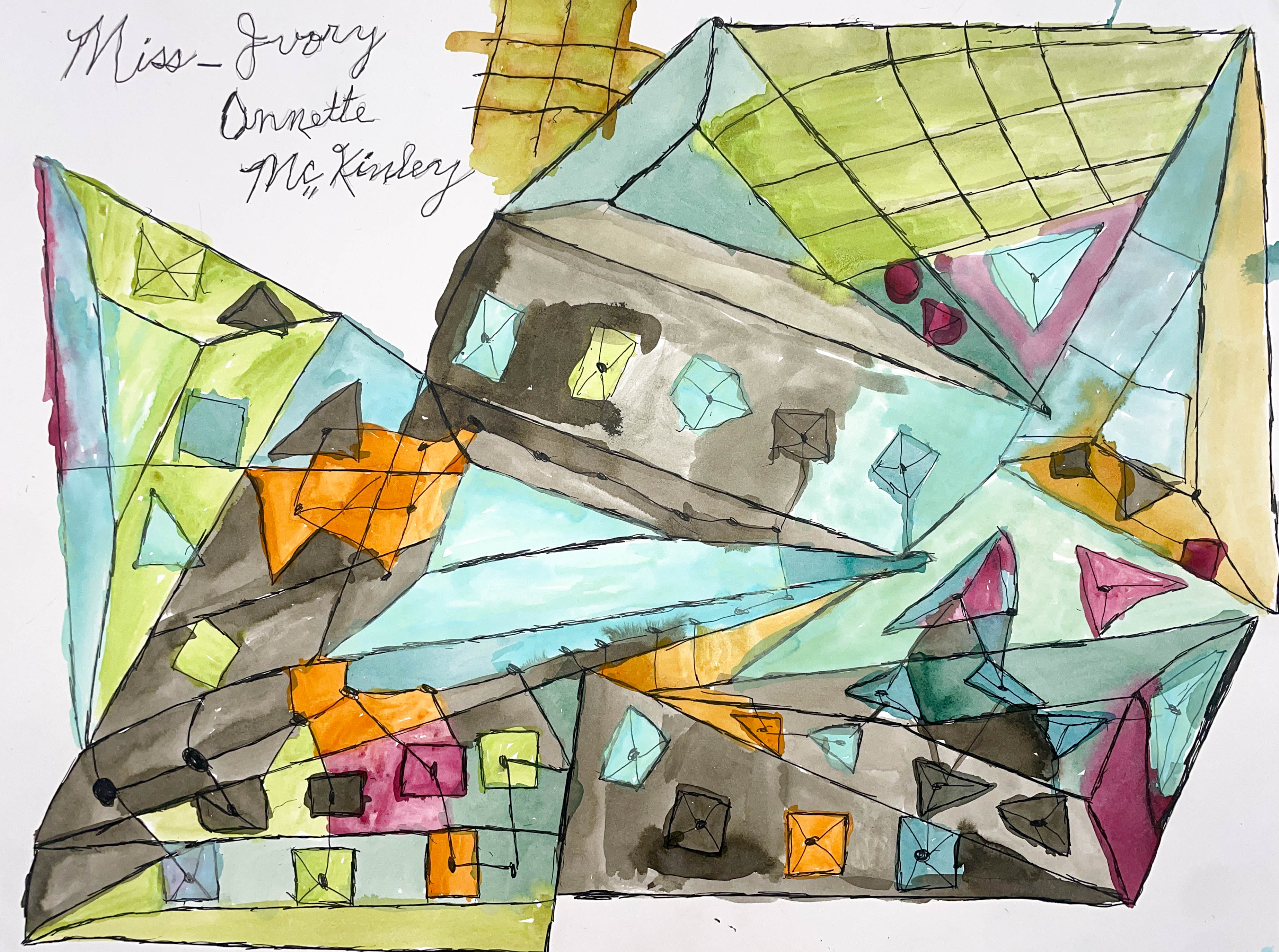 Untitled (Geometric), by Ivory McKinley