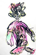 Figure in Pink and Green, by James Tischler