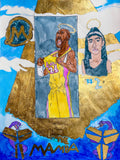 Kobe and Gianna Bryant, by Jerman Powell
