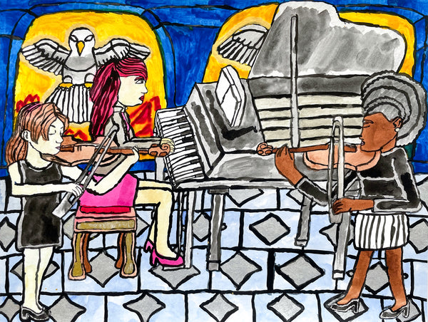 The Ladies on the Musical Set, by John Peterson