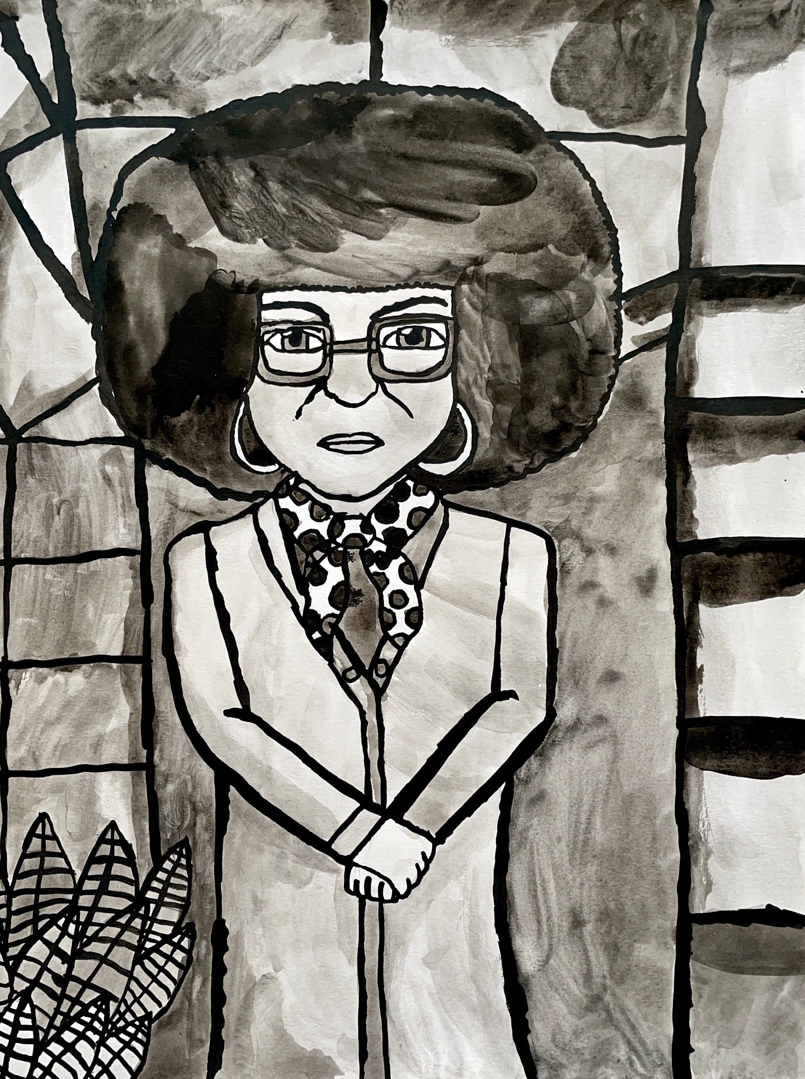 Angela Davis, by John Peterson - pasc-gallery