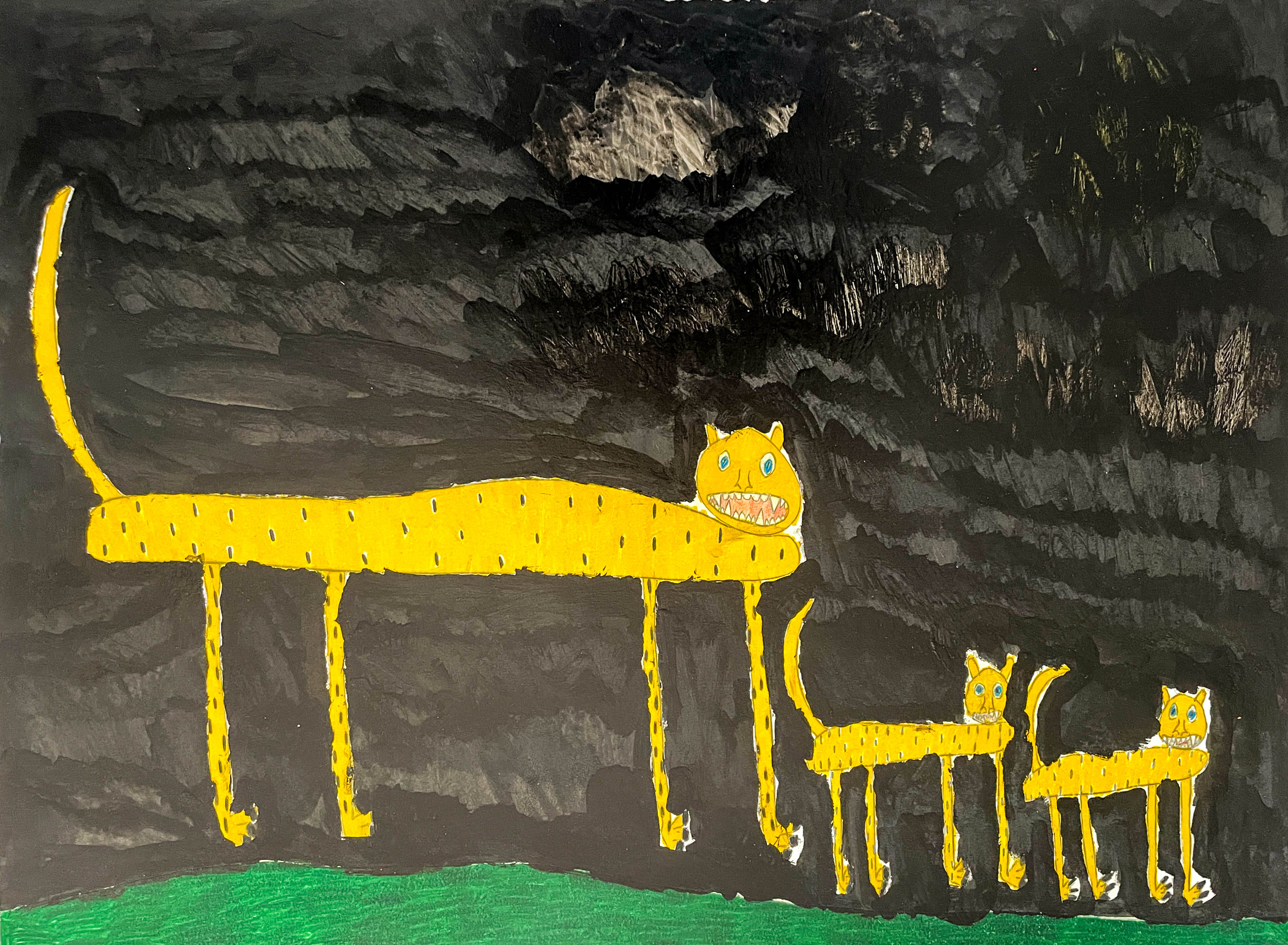 Three Big Cheetahs, by Joseph Lucas II