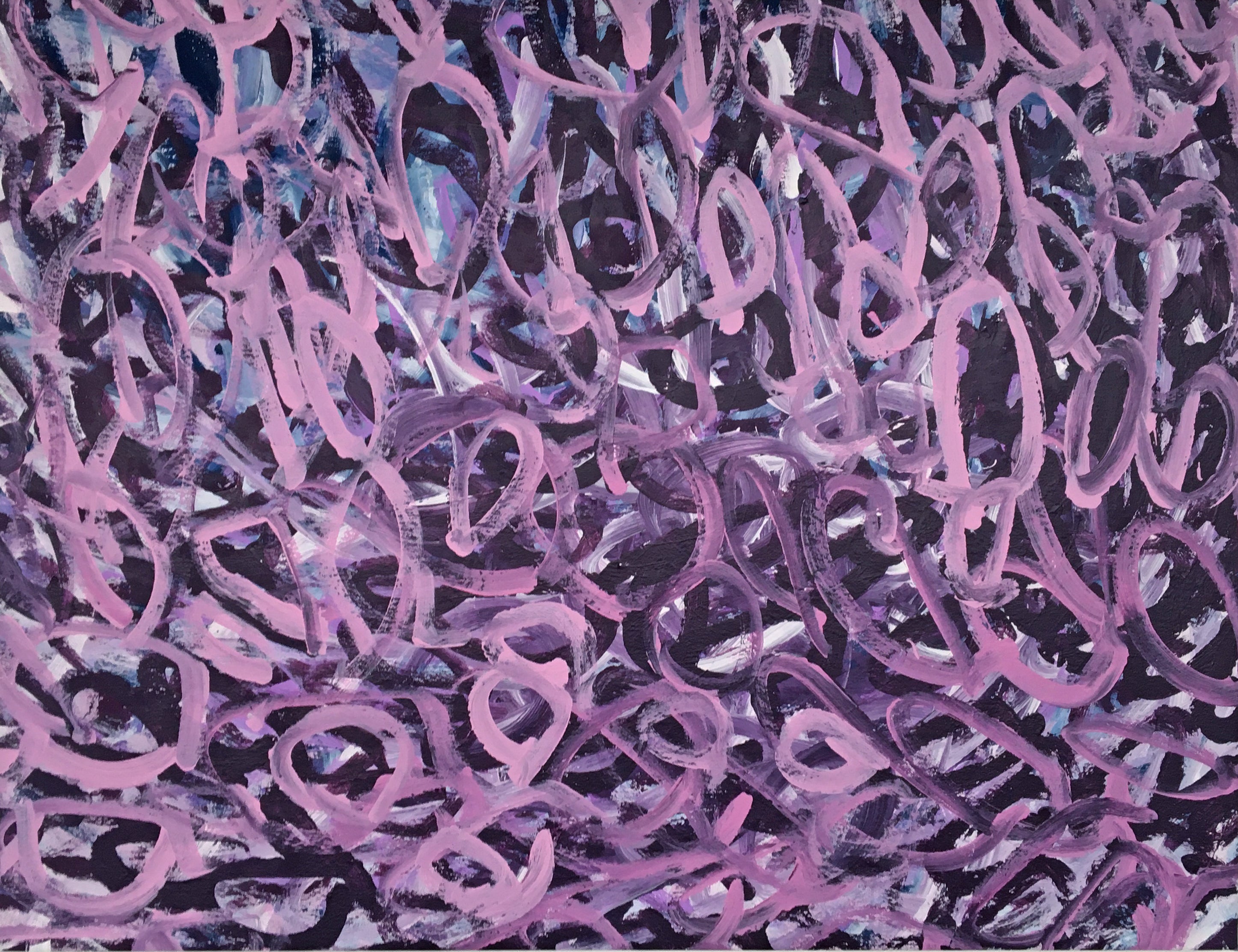 Untitled (Lavender Over Purple), by Julieann Dombrowski - pasc-gallery