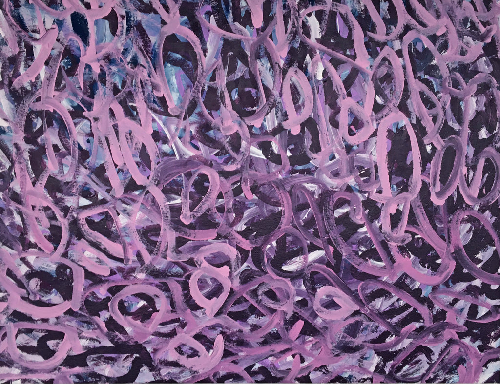 Untitled (Lavender Over Purple), by Julieann Dombrowski