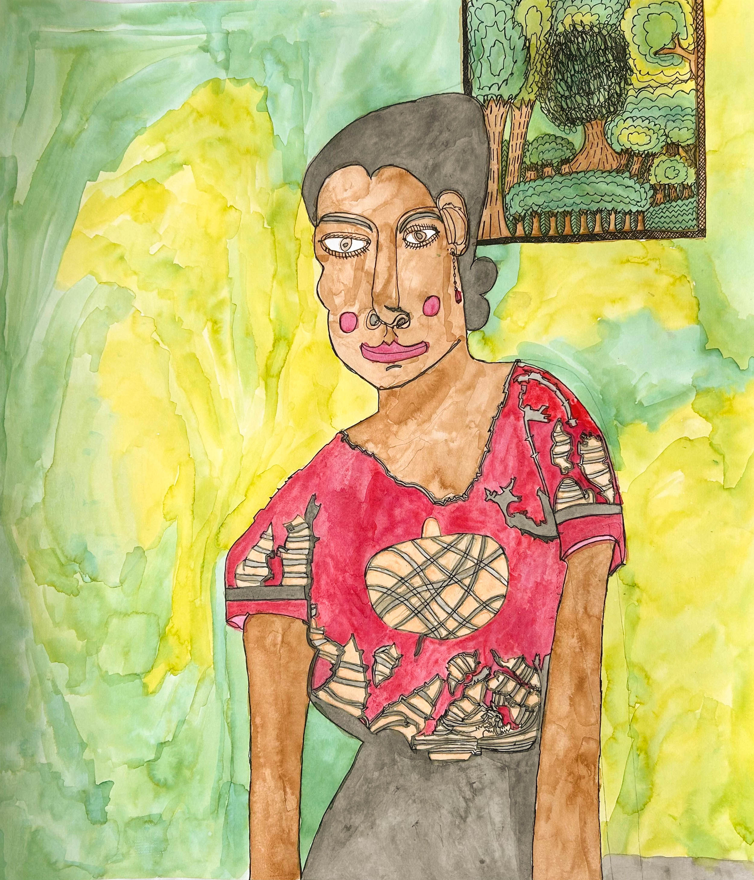 Portrait of a Woman, by Keisha Miller