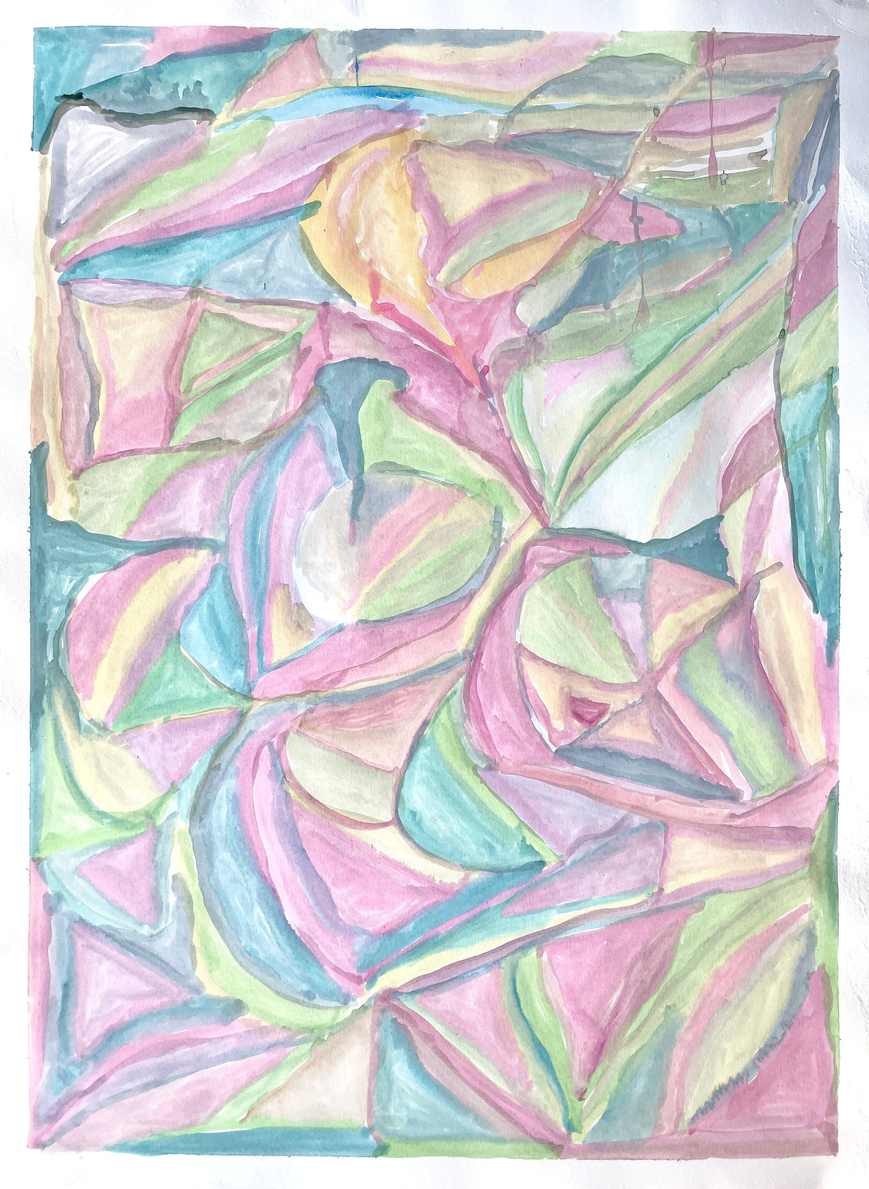 Untitled (Soft Pastels), by Latoya Elliot - pasc-gallery