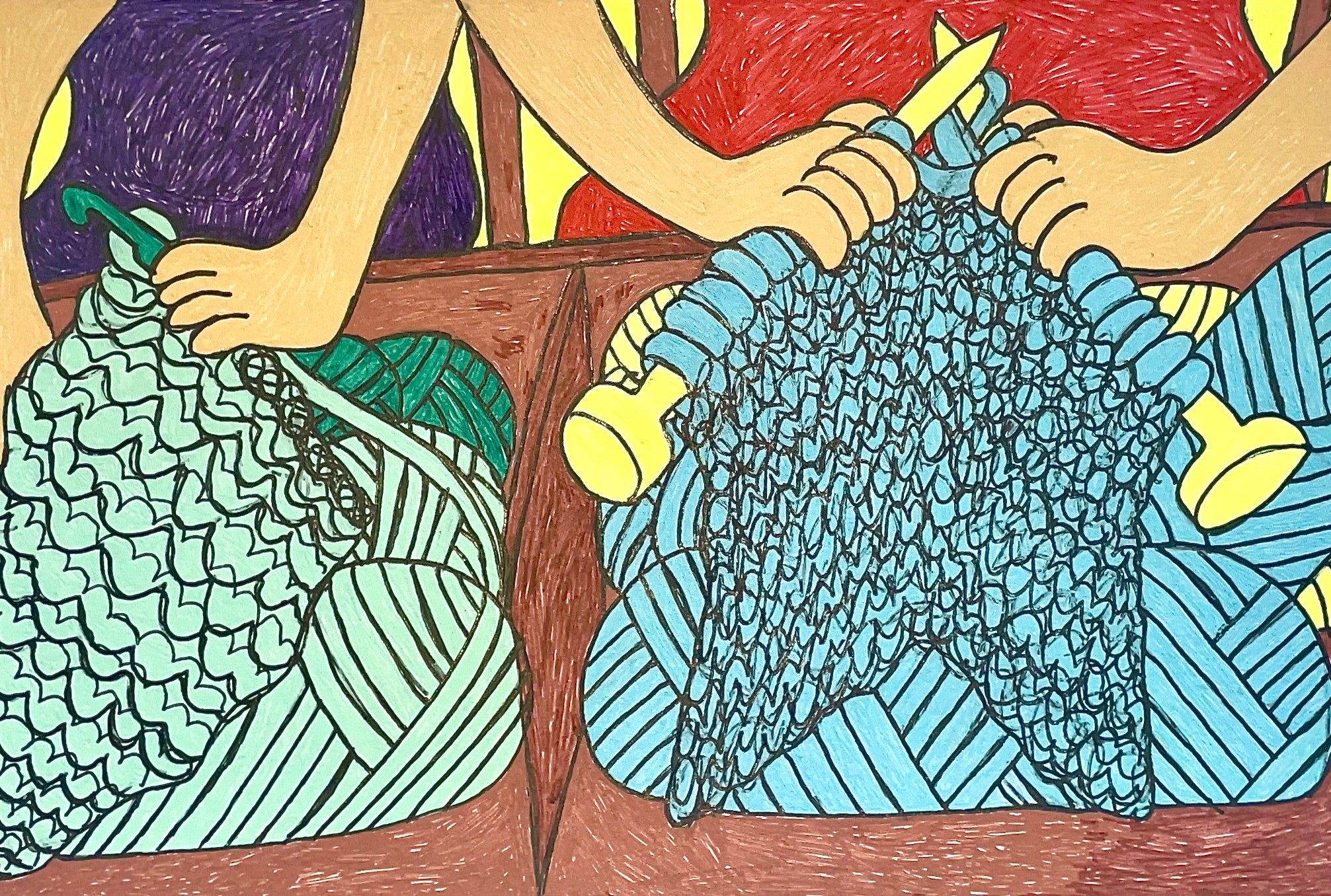 Knitting and Crocheting, by Lauren Williams - pasc-gallery