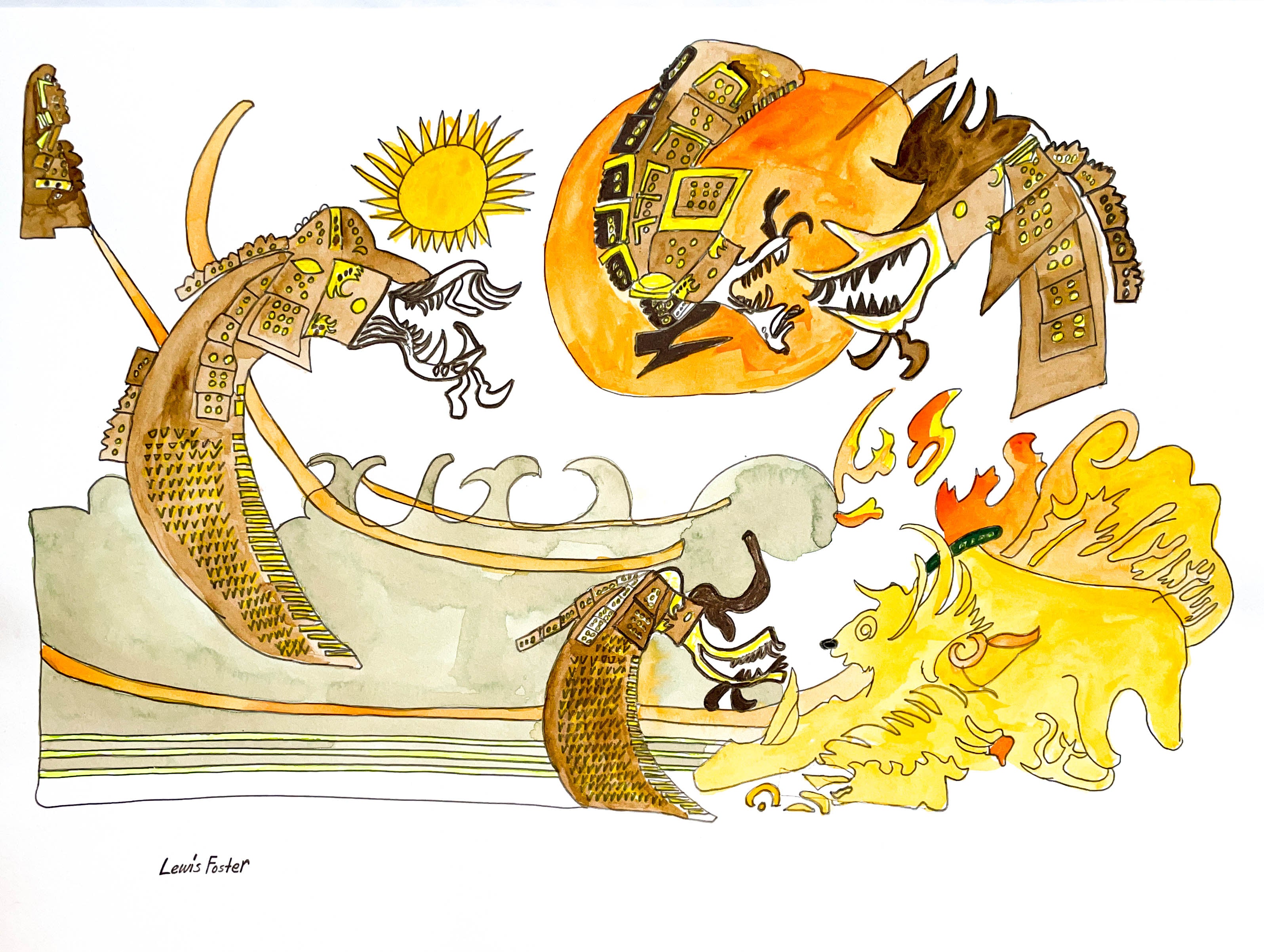 Fire and Smoke, by Lewis Foster