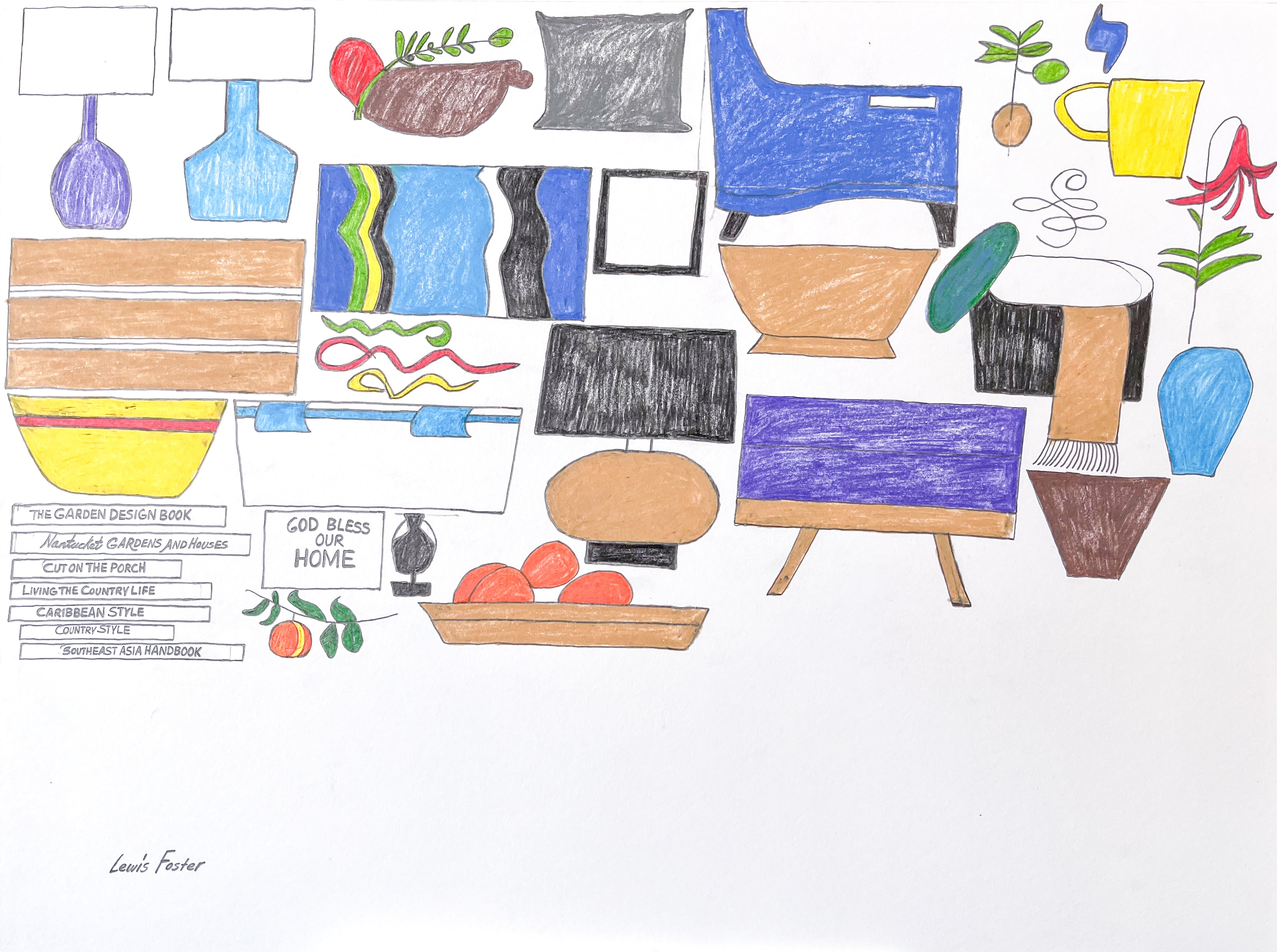 Living the Country Life Caribbean Style, by Lewis Foster - pasc-gallery