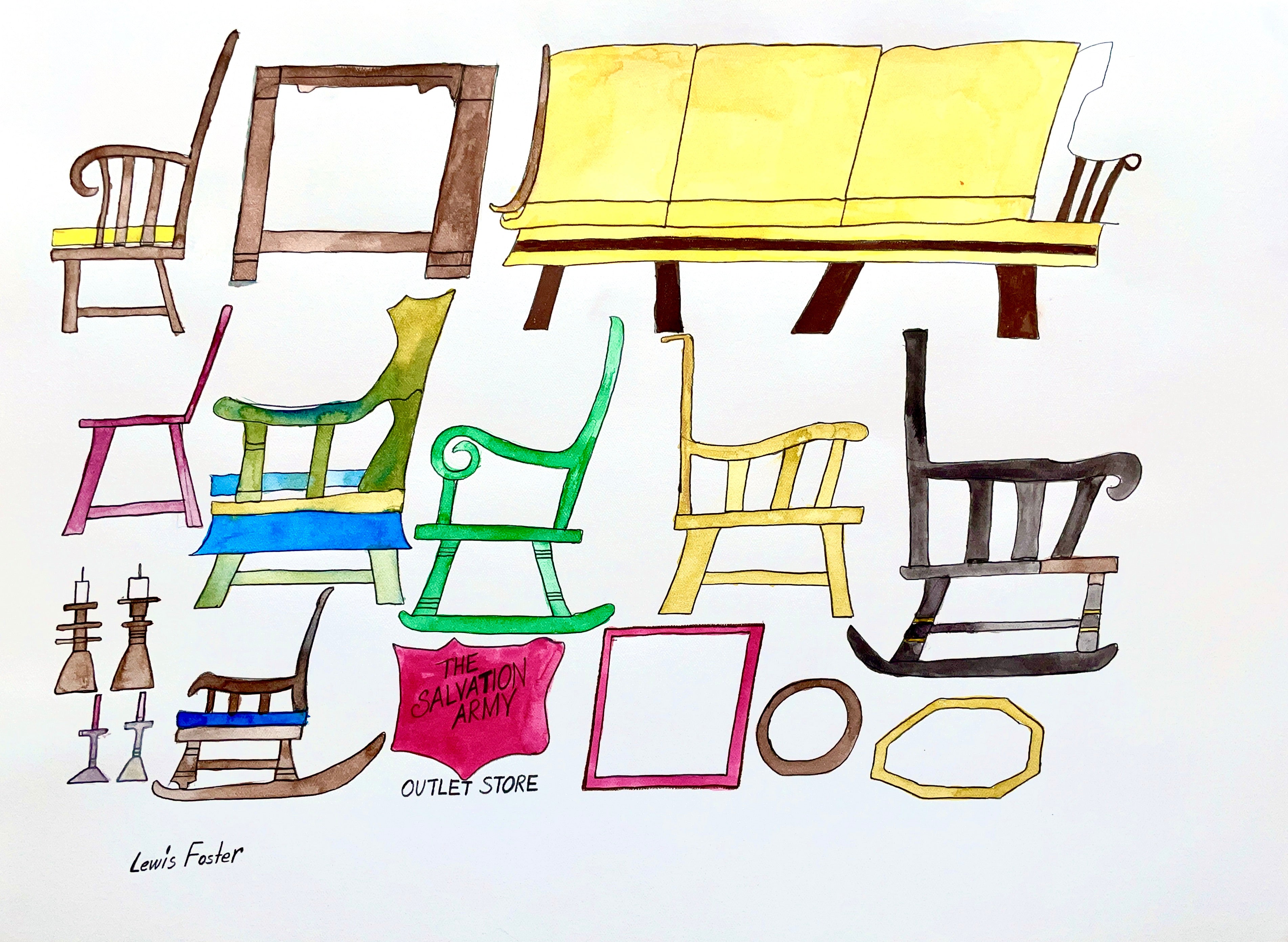 Outlet Store, by Lewis Foster - pasc-gallery