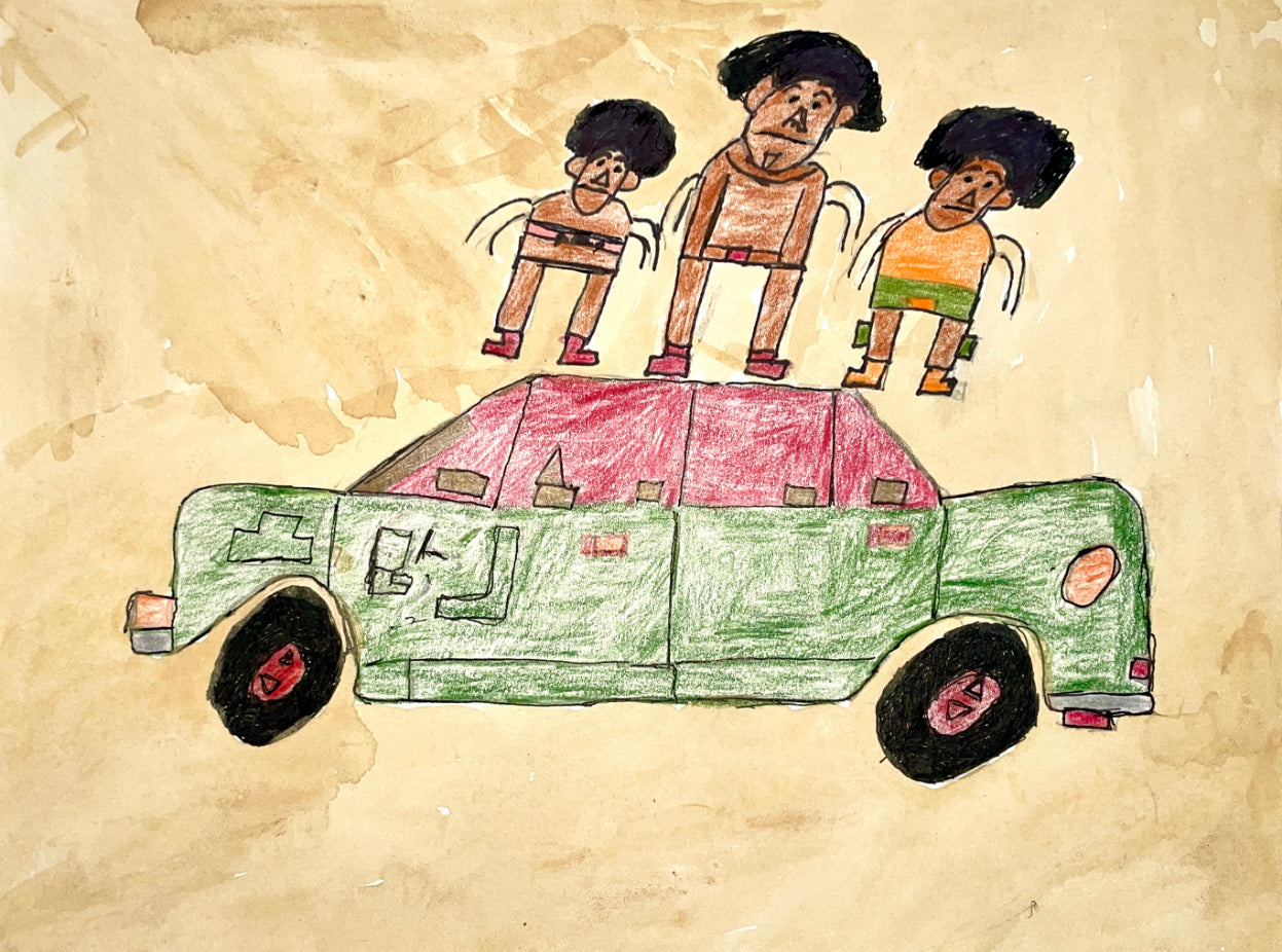 People on Car, by Marear Smith - pasc-gallery