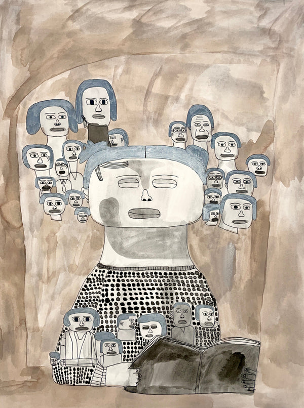 Untitled (Many Heads), by Marquise Taylor