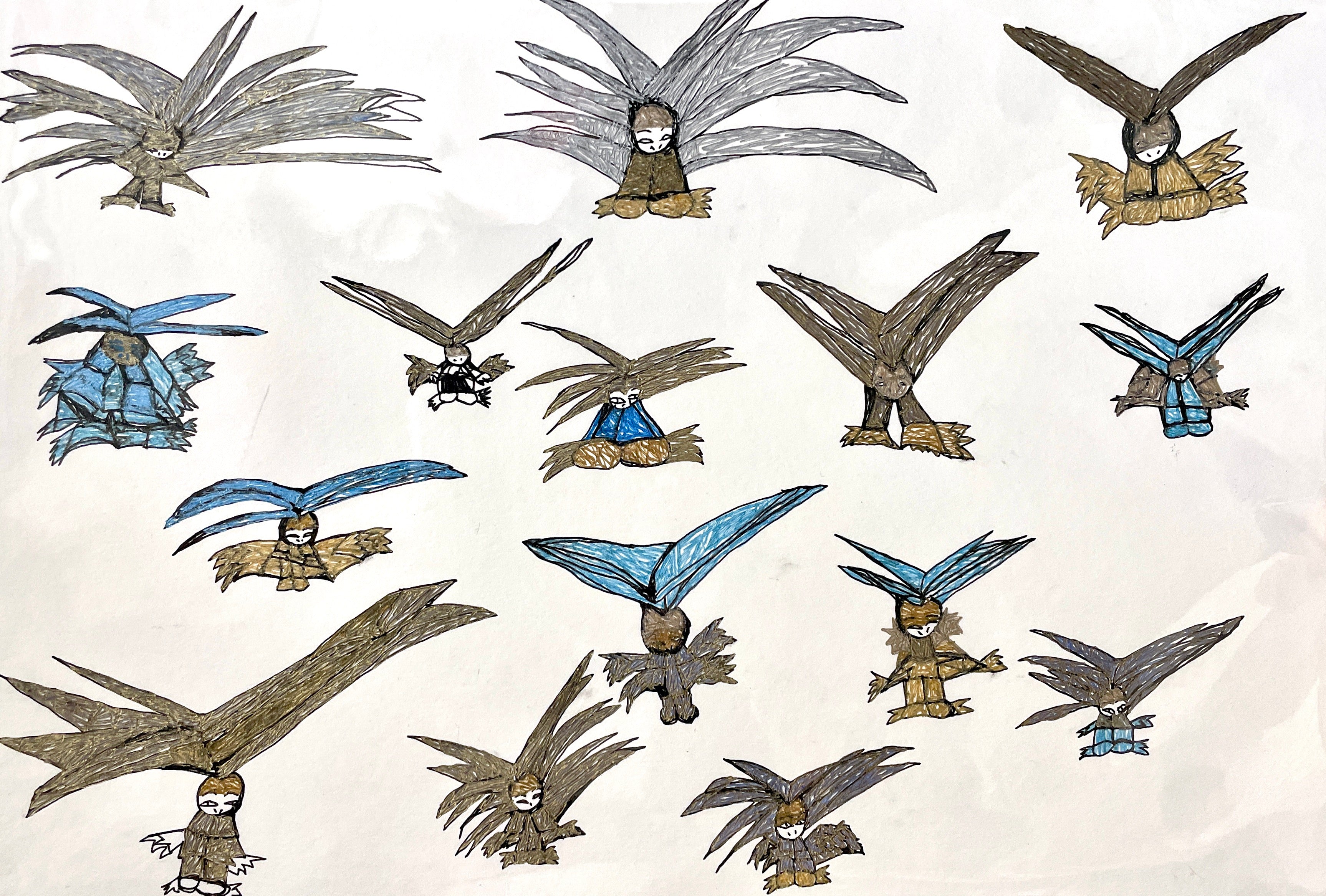 Flying Creatures, by Michelle Funk