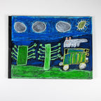 Untitled (Cars), by Dennis Cenzer - pasc-gallery