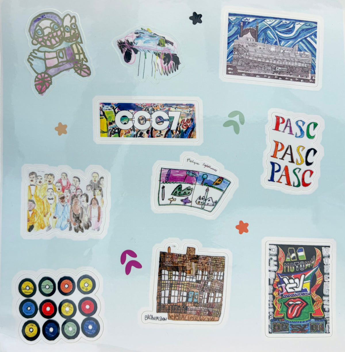 PASC Sticker Sheet