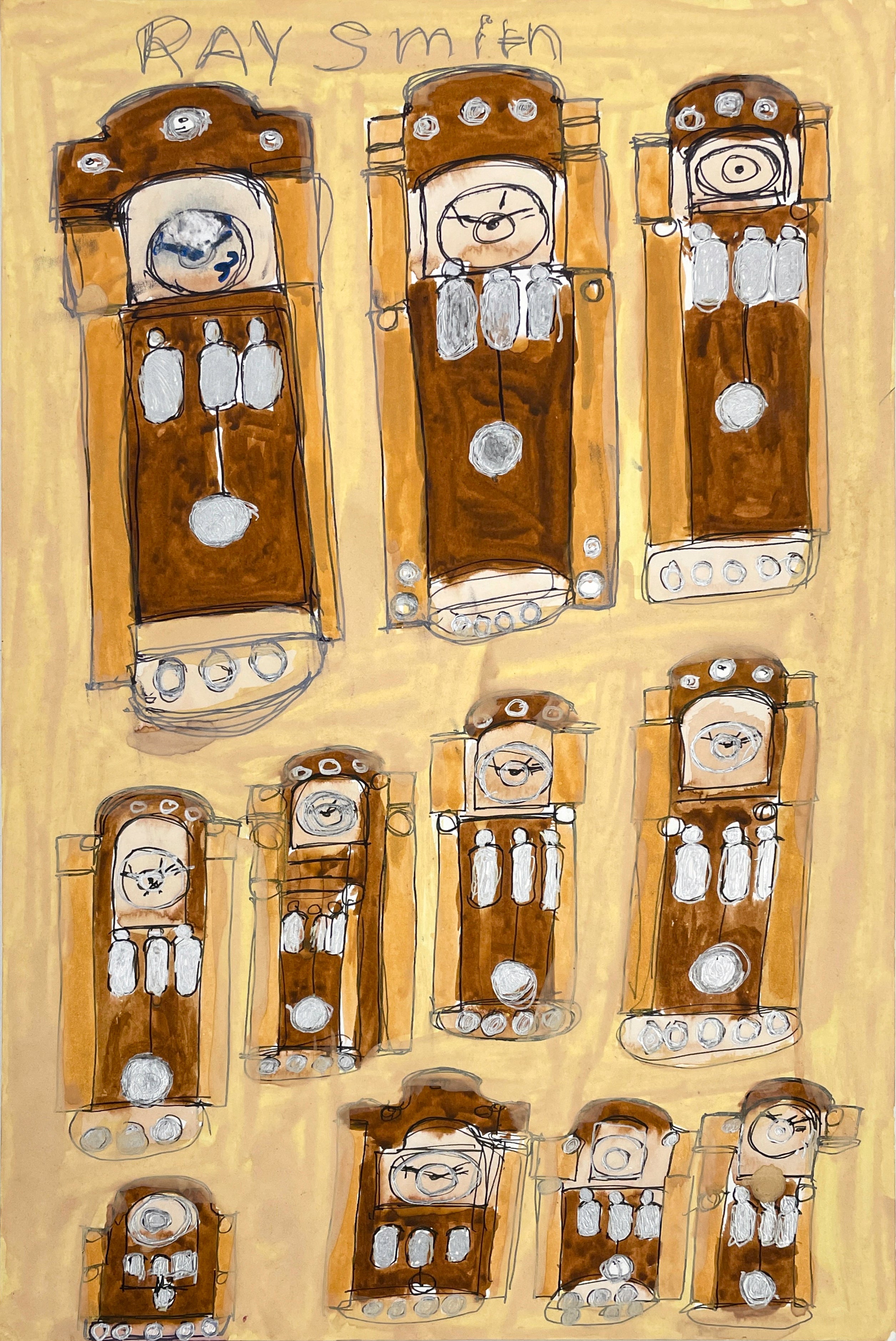 Grandfather's Clocks, by Ray Smith - pasc-gallery
