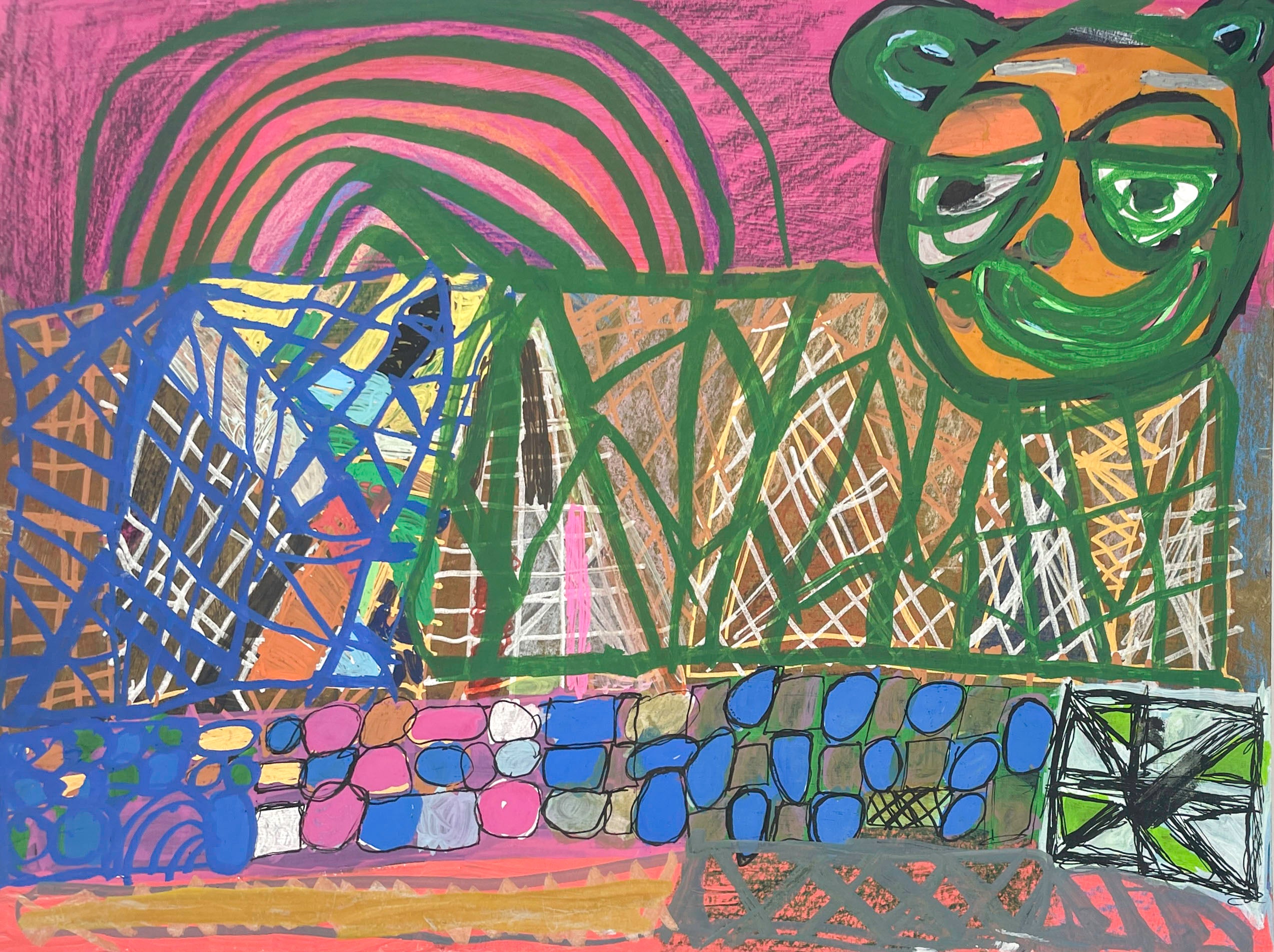 Animal Cat Is Happy, by Renee Rogan - pasc-gallery
