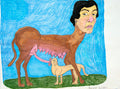 Big Person Dog and Little Dog, by Ronald Griggs - pasc-gallery