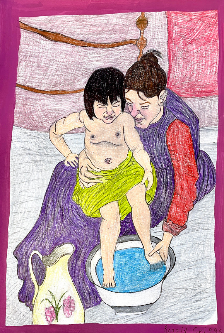 Bath Time, by Ronald Griggs - pasc-gallery