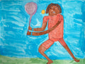 Playing Tennis, by Rubin Bates