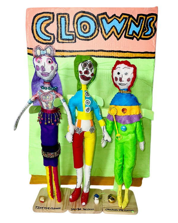 Clowns, by Santina Dionisi