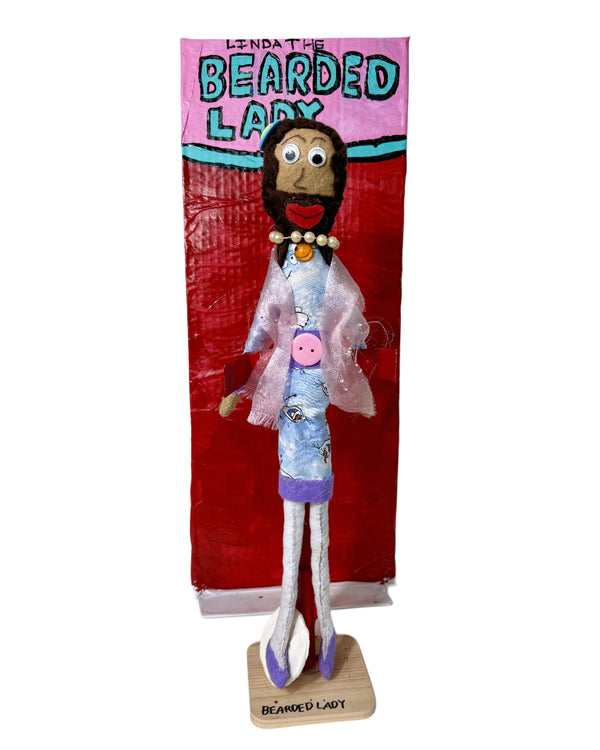 Linda the Bearded Lady, by Santina Dionisi
