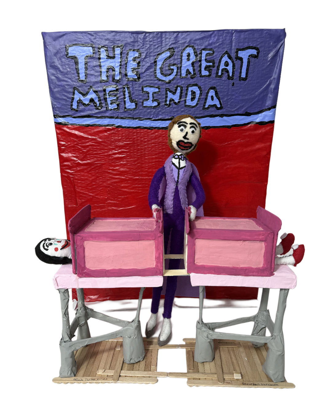 The Great Melinda Saw Trick, by Santina Dionisi - pasc-gallery