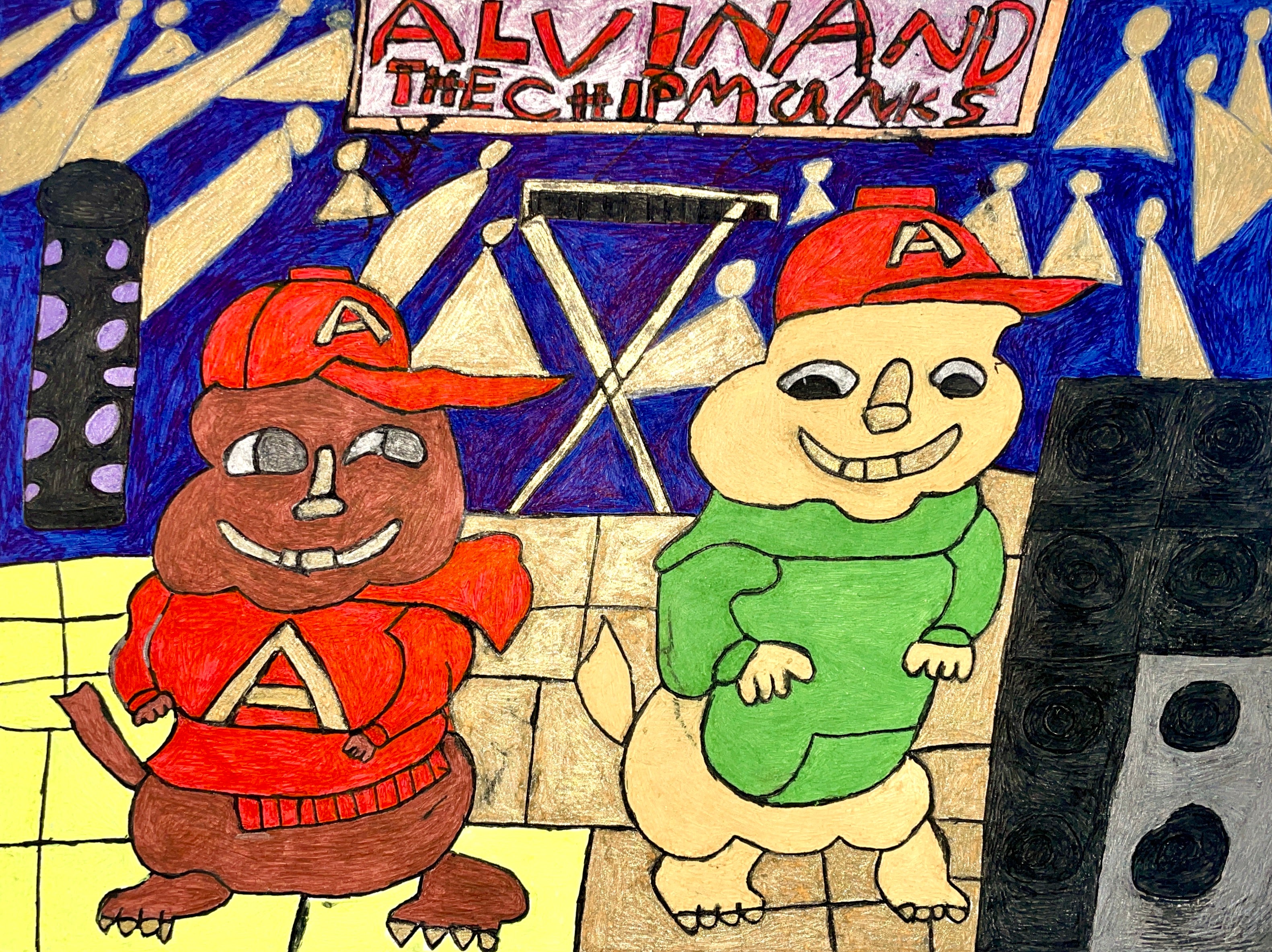 Alvin and the Chipmunks in Concert, by Shilpi Prasad - pasc-gallery