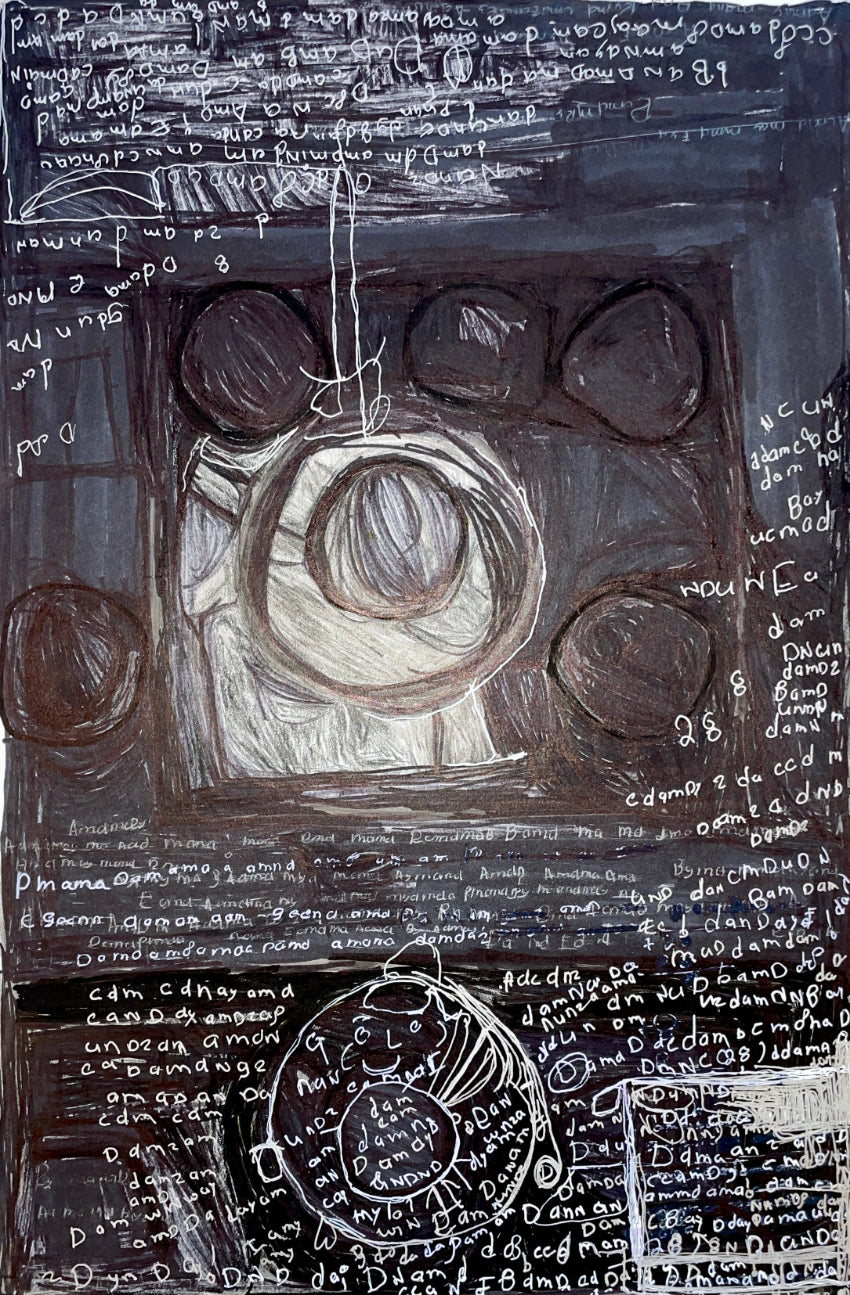 Untitled (Black + Grey), by Susan Hudson - pasc-gallery