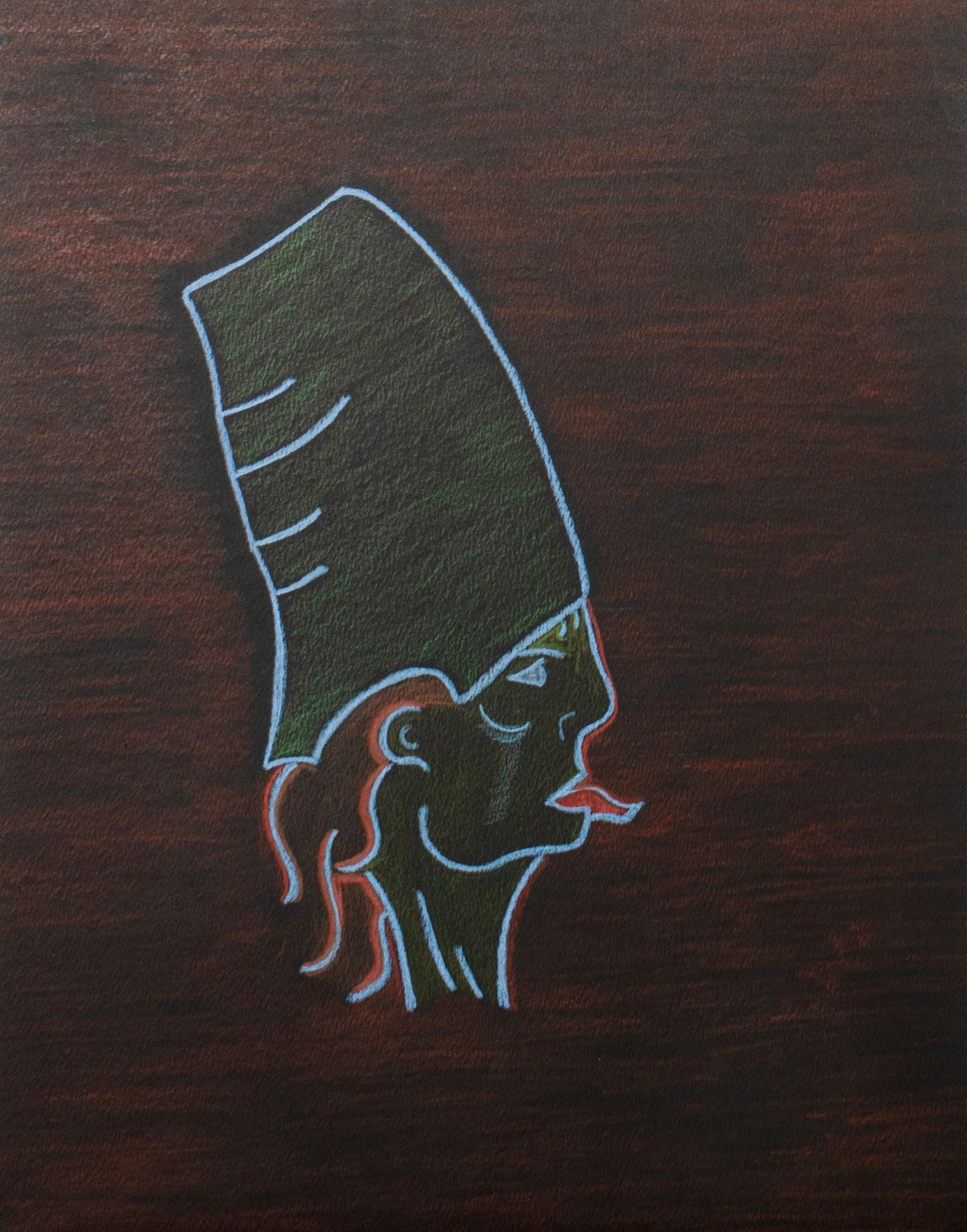 Woman With Green Hat 2, by Sereal Crawford - pasc-gallery