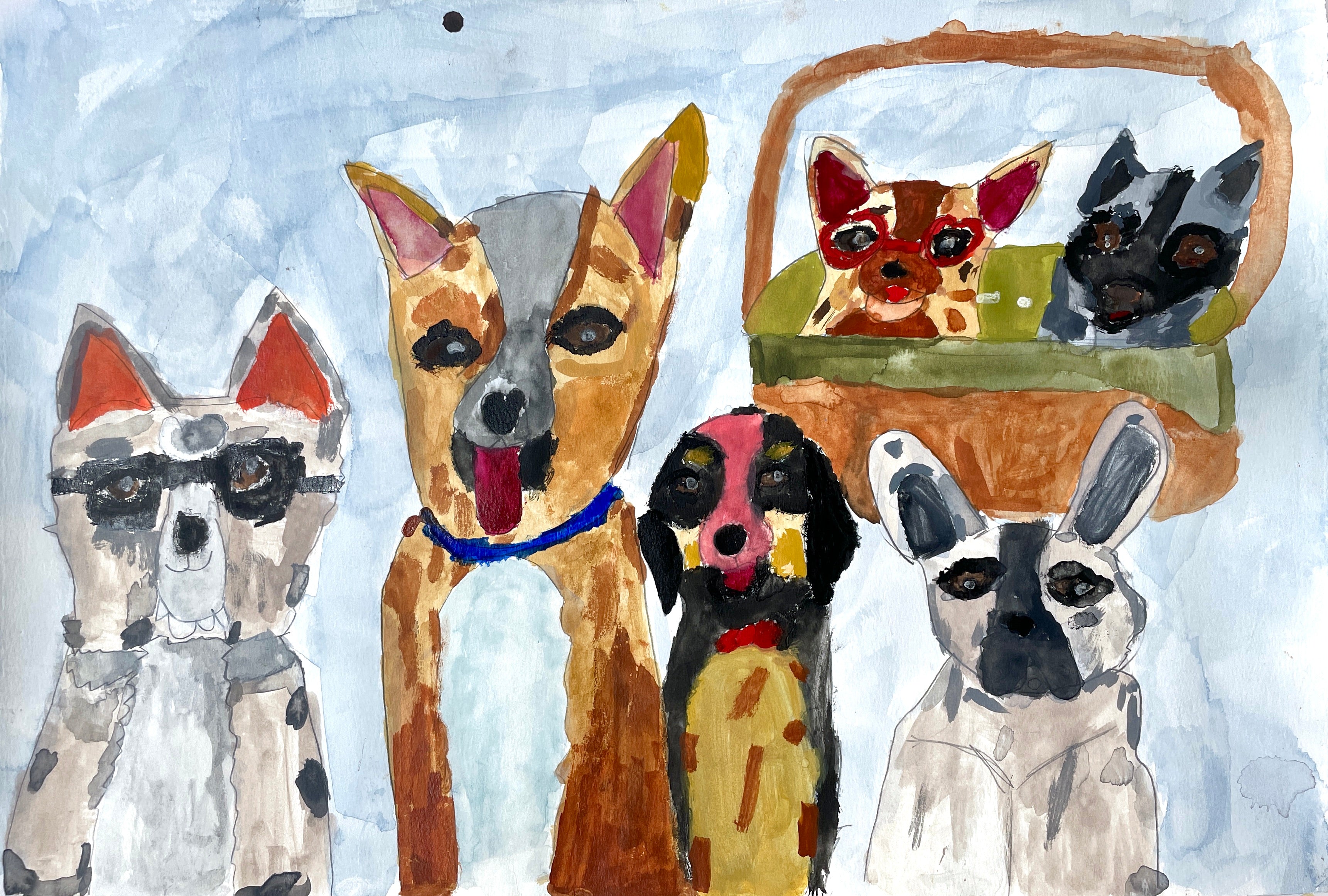 The Meeting of Dogs, by Zainab Elhasan - pasc-gallery
