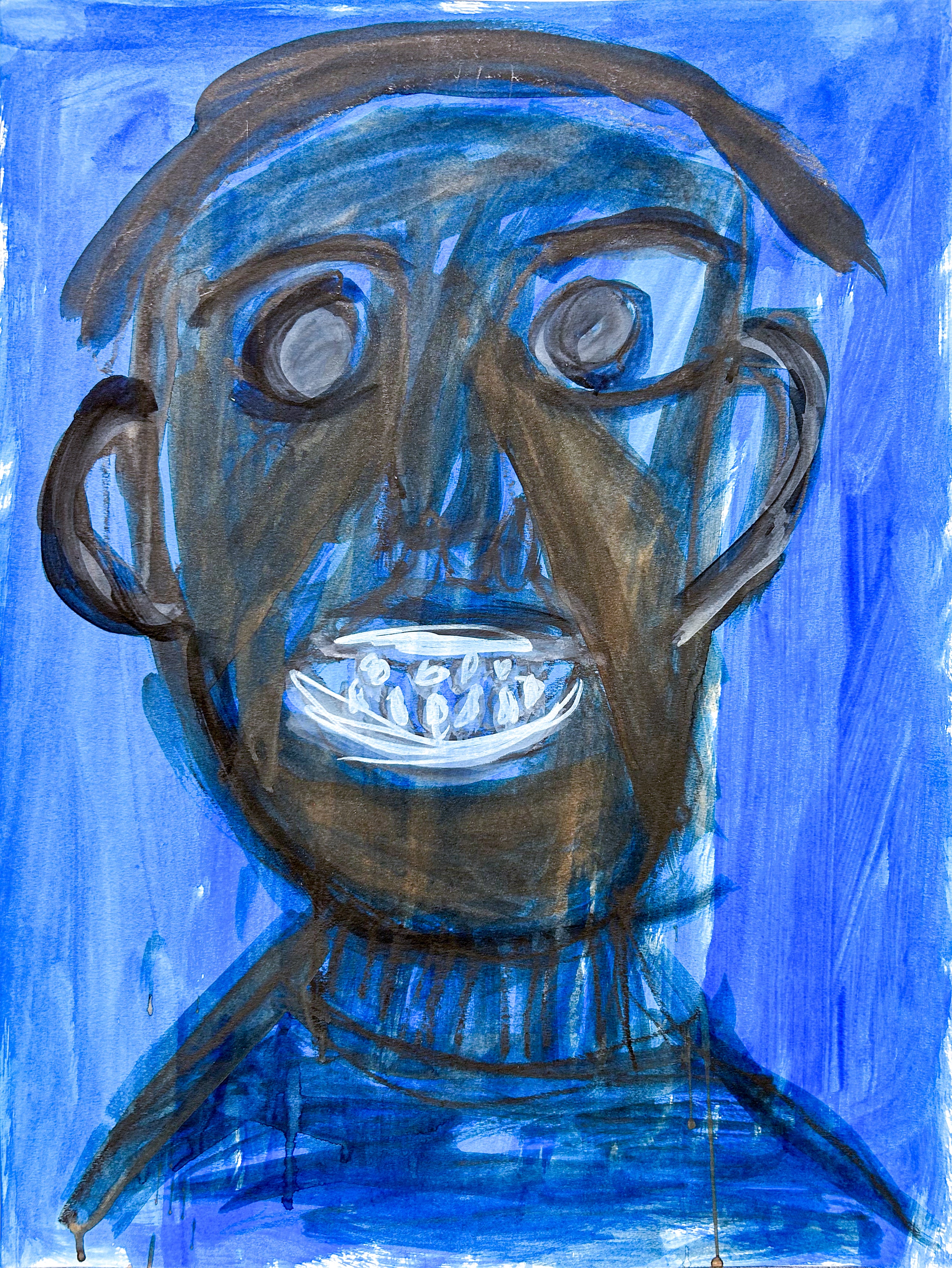 Man With Teeth In The Sea, by Alsendoe Owens - pasc-gallery