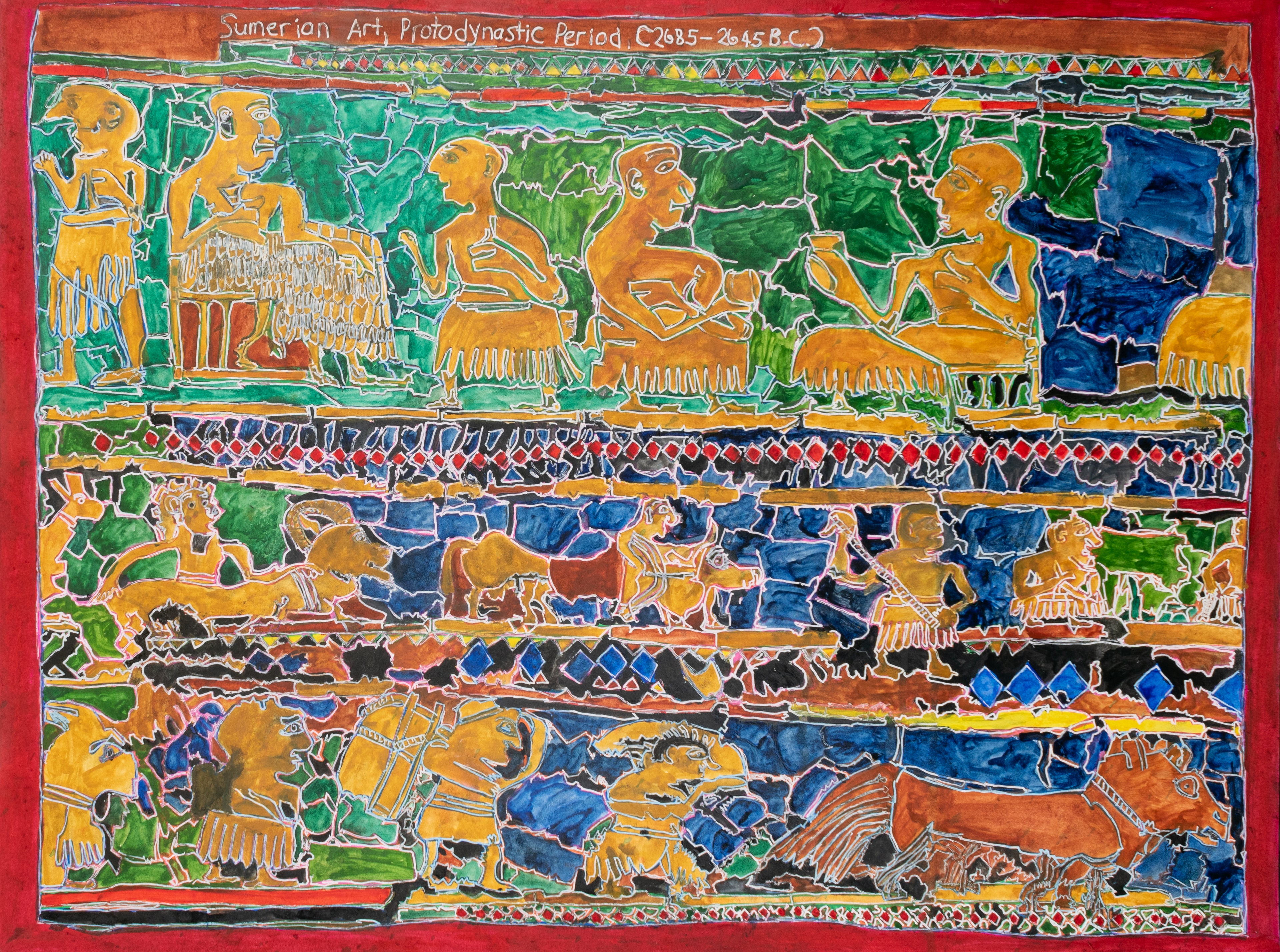 Sumerian Art, by Keisha Miller - pasc-gallery