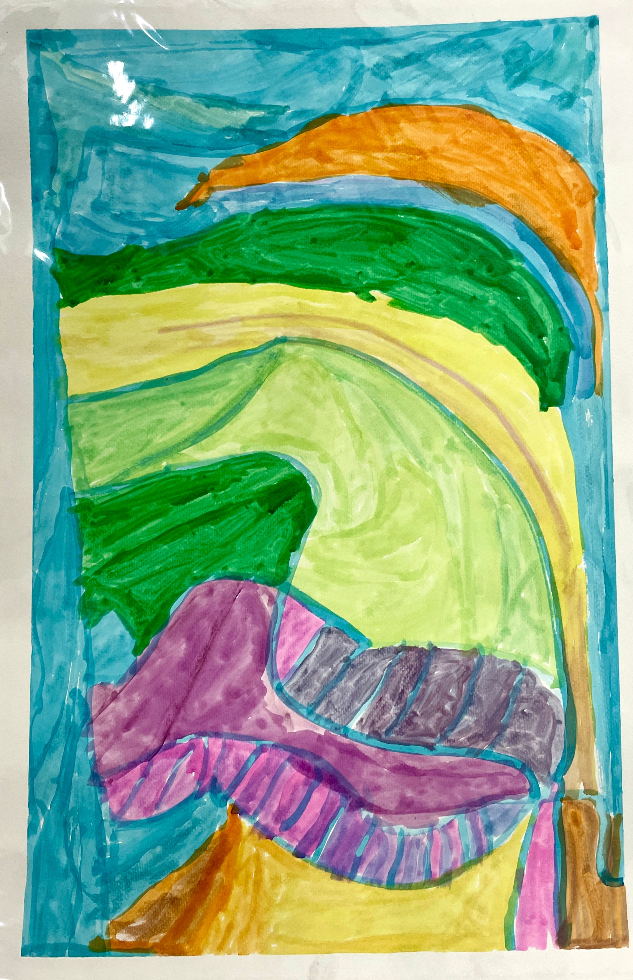 Abstract (Color Drip), by Latoya Elliot