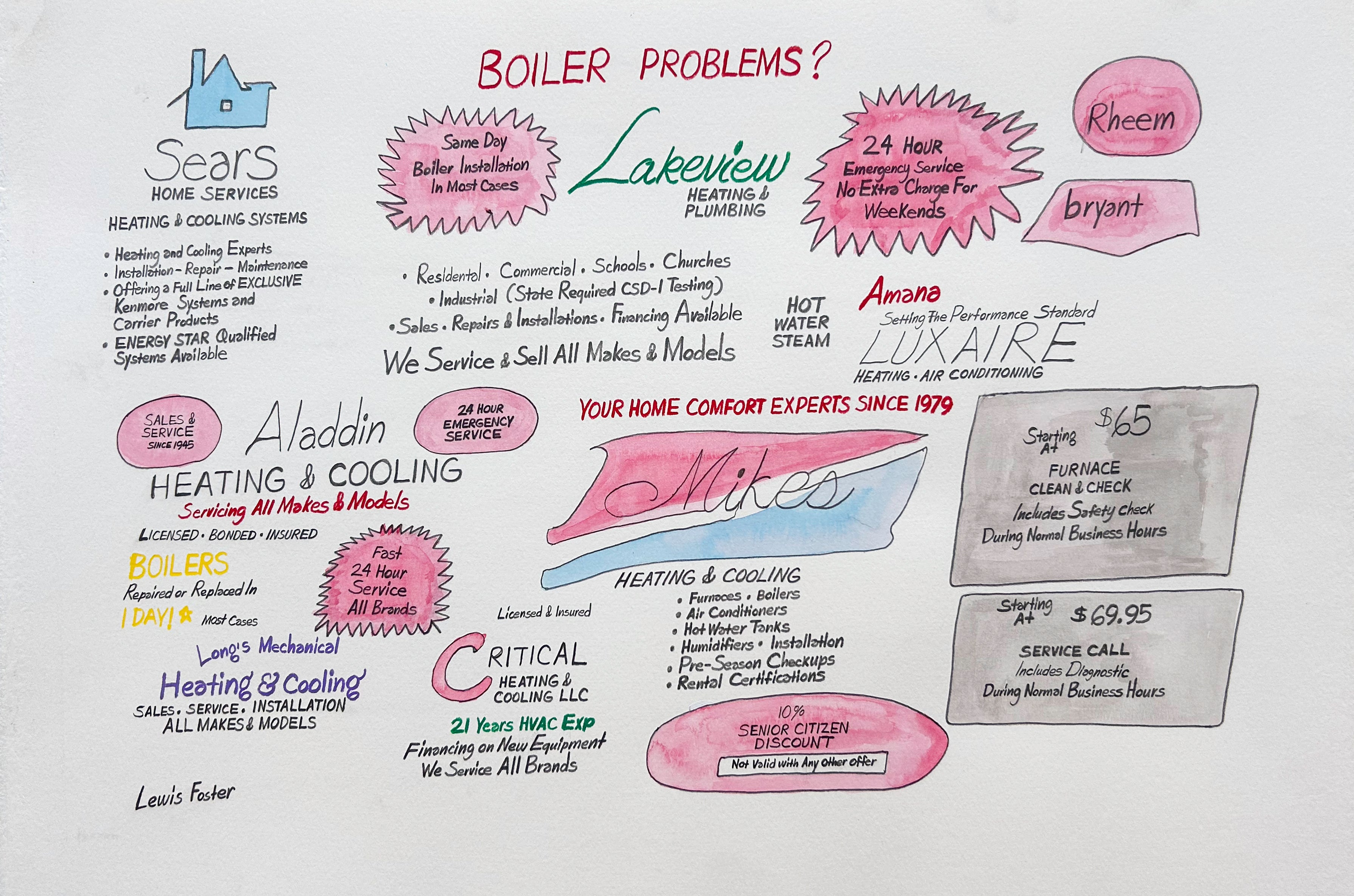 Boiler Problems?, by Lewis Foster