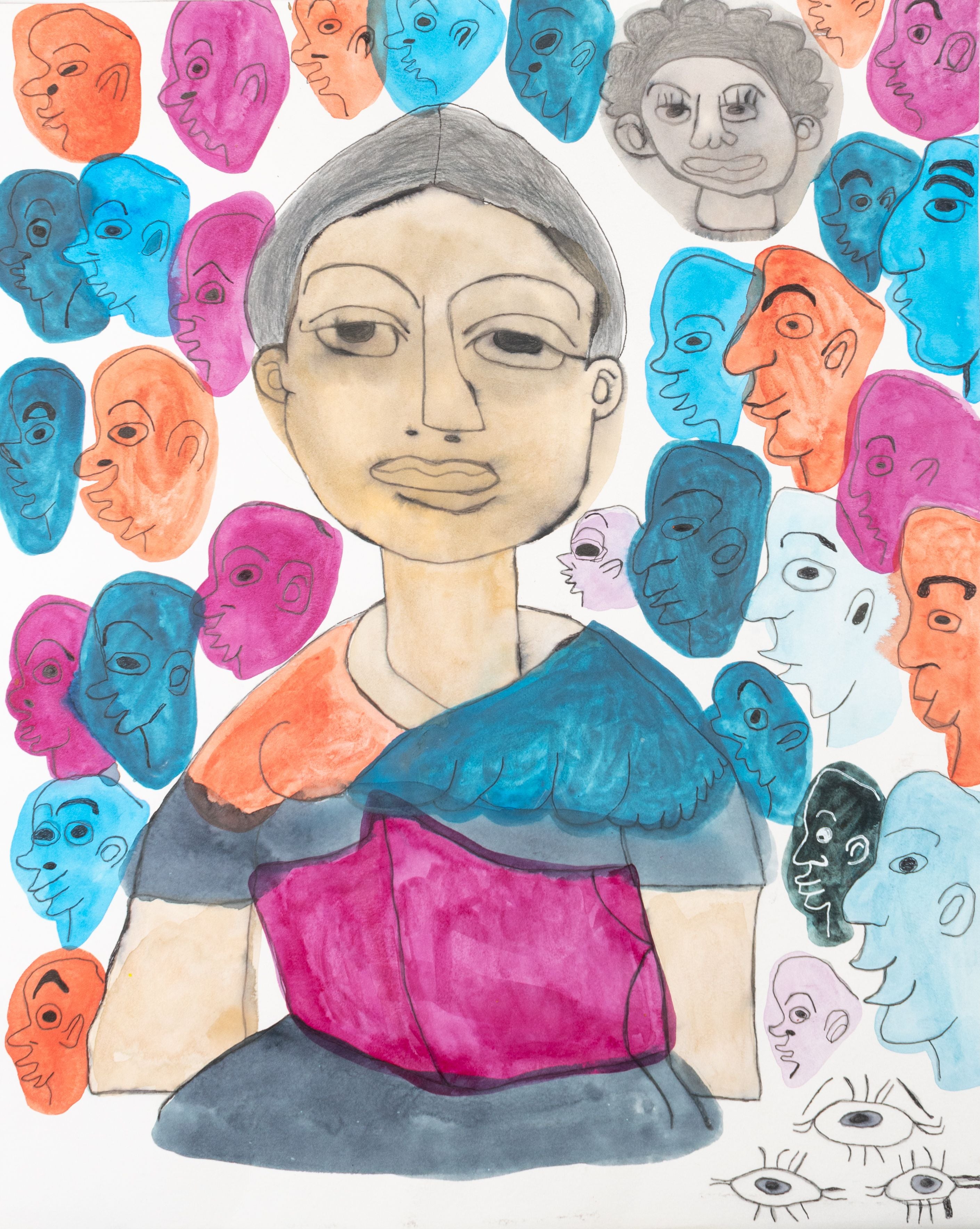 Faces, by Nathaniel McNeal Jr - pasc-gallery