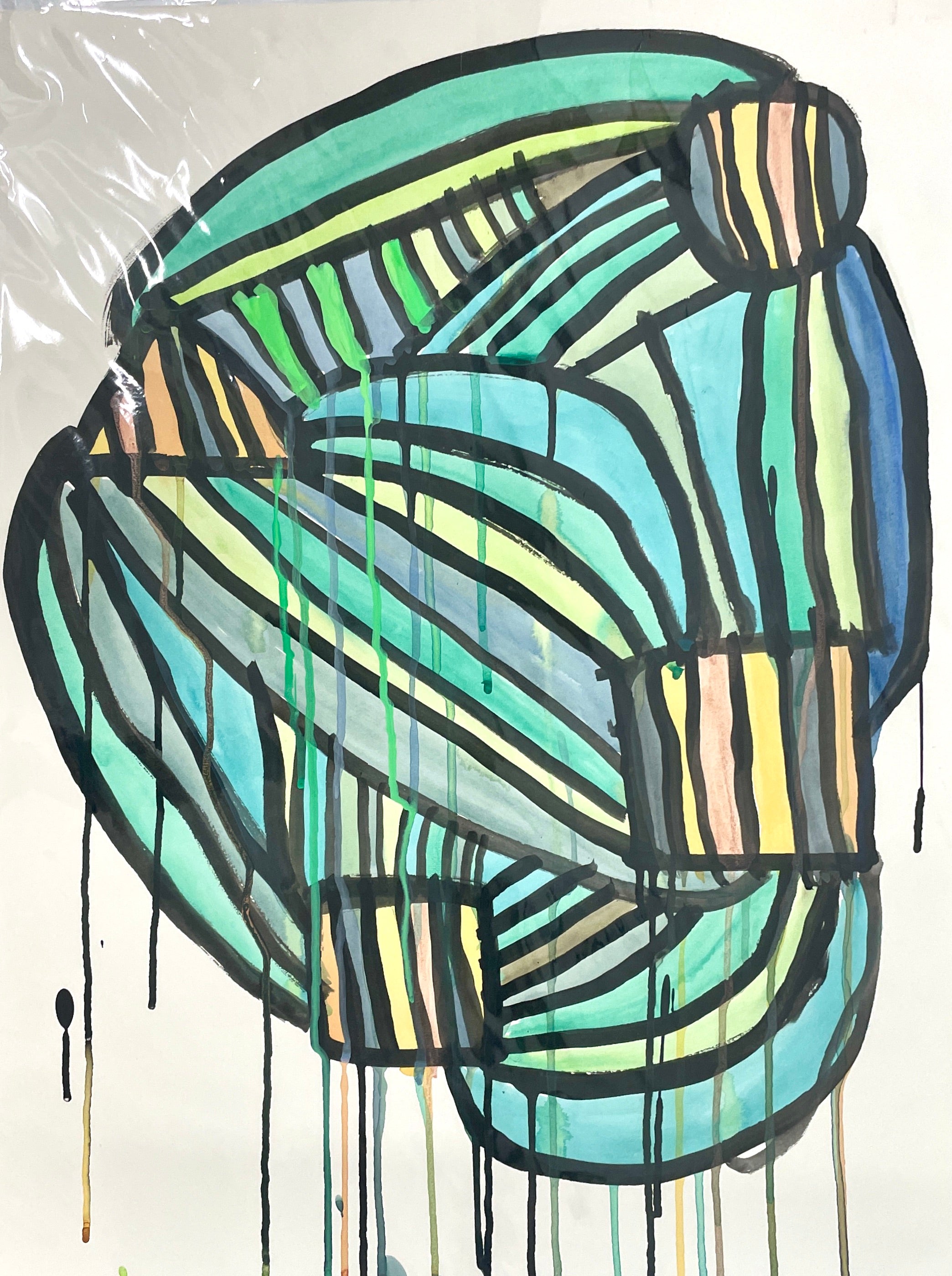 Shape Connecting Green, by Stephan Tatum