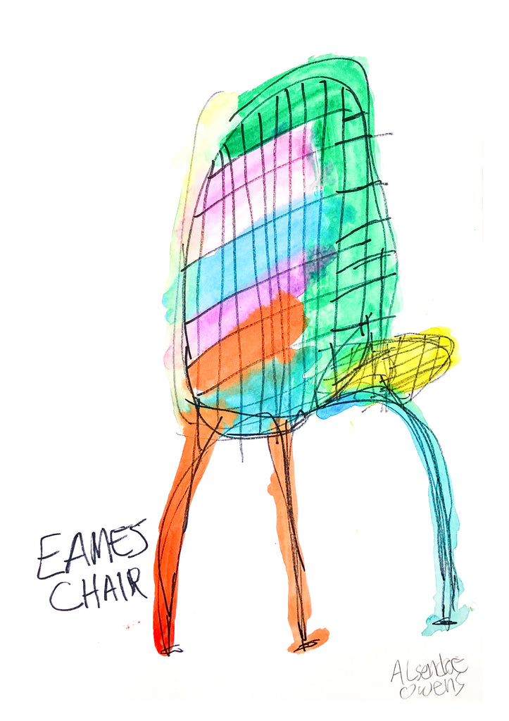 Untitled (Eames Chair), by Alsendoe Owens