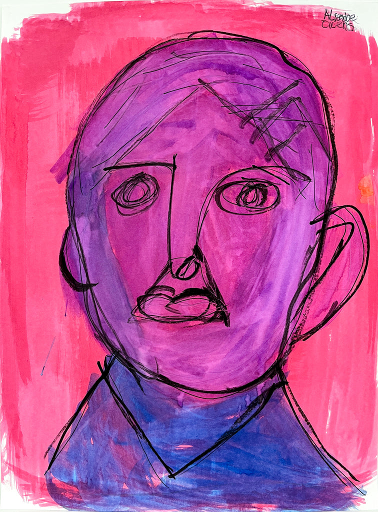 Purple Face, by Alsendoe Owens