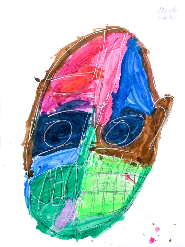 Split Mask, by Alsendoe Owens