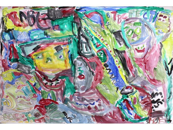 The Hidden Faces, Mixed Media