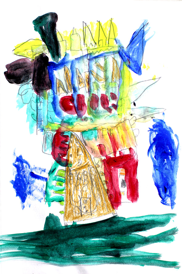 Untitled (figure), Mixed Media