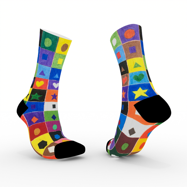 Shapes Socks by Chantell Donwell