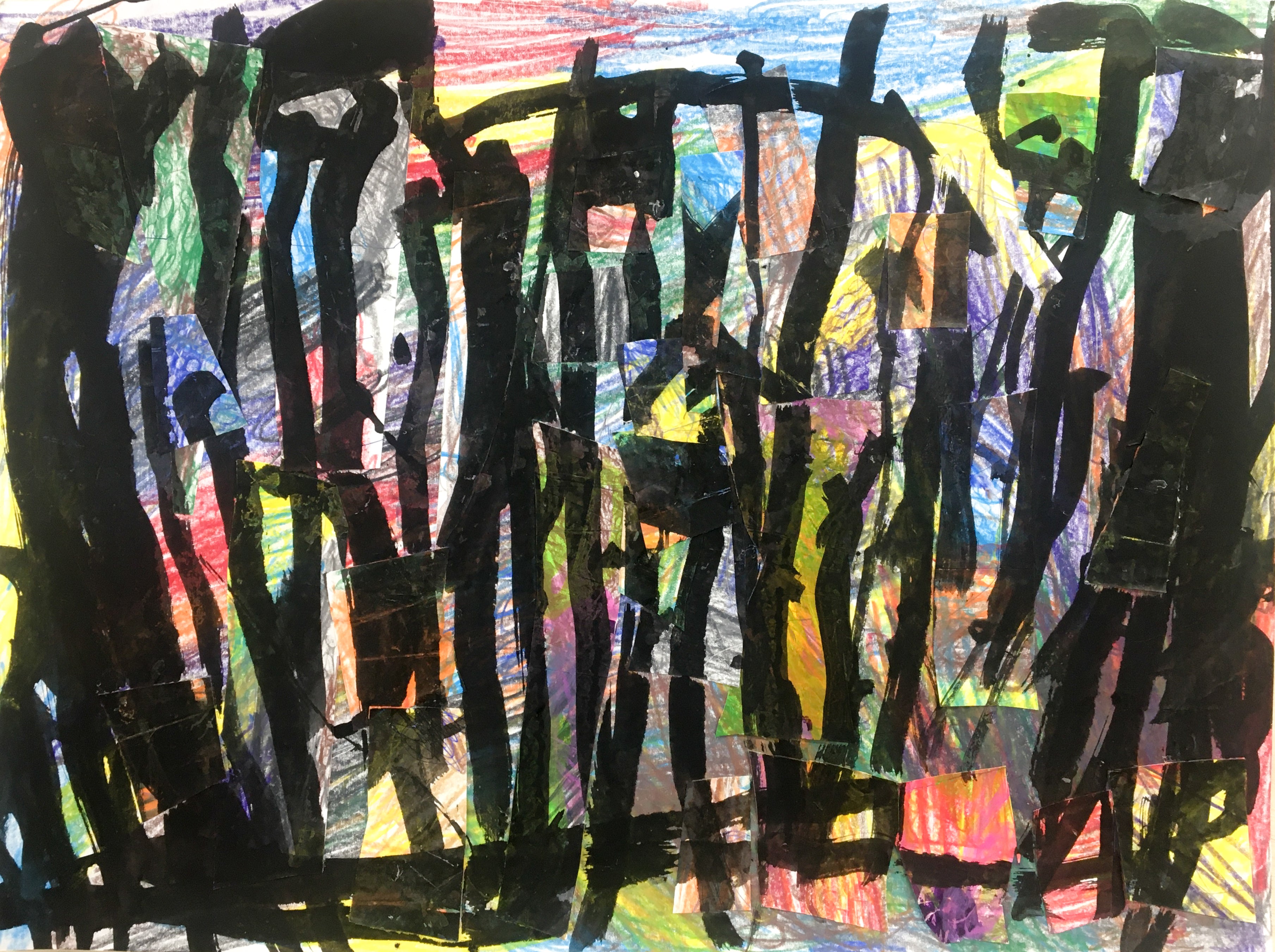 Dark Trees, Bright Air, by Debbie Osteen - pasc-gallery